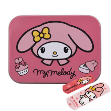 Hello Kitty Melody Flexible Plasters in Metal Tin Box, Waterproof &
