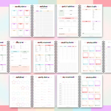 12 Month Weight Loss Journal | Pounds Lost & Body Measurements Tracker with Monthly Step Trackers, Fitness Planner, Vitamins & Supplements Logs, Goals