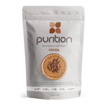 Purition Chocolate – High Protein Wholefood Shake | 500g Natural Meal Replacement with Whey Protein for Keto Diet, Weight Loss & Healthy Breakfasts