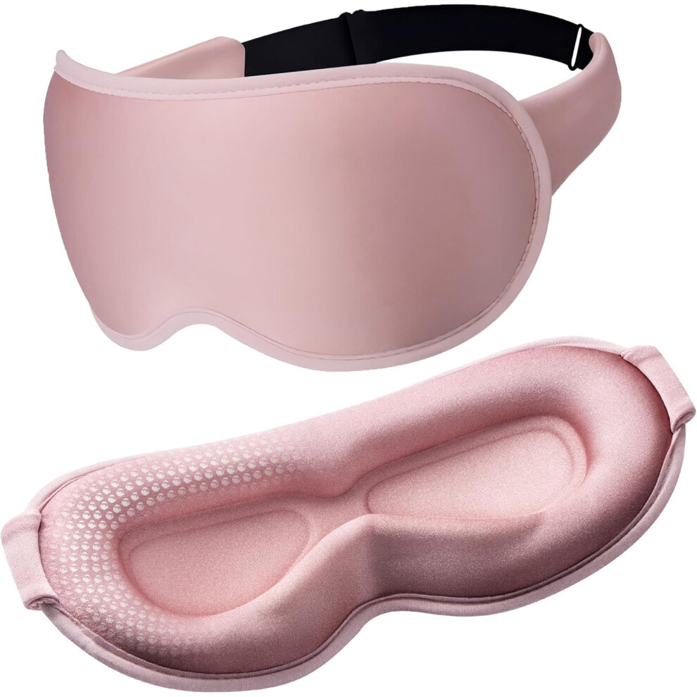 Facemoon Weighted Eye Mask For Sleeping, 3D Contoured Blackout Sleep Mask For Women, Zero