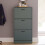 Vida Designs (Jasper Green) 3 Drawer Shoe Cabinet Pull Out Hallway Storage 2