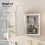 42x68 Arch Bathroom Mirror Cabinet,Metal Framed 5