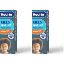 Hedrin Treat & Go Leave-in Mousse, Fast, No Fuss Lice & Nit Treatment, Kills Head Lice & Eggs, Clinically Tested, Suitable for Adults & Children, 1 x