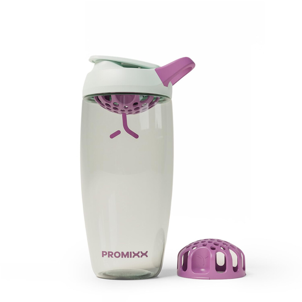 Promixx Pursuit Protein Shaker Bottle Â 760Ml Silent Snap-Fit Mixer For Lump-Free Shakes Â Leak-Proof Bpa-Free Ecozen Gym Shaker With Measurement