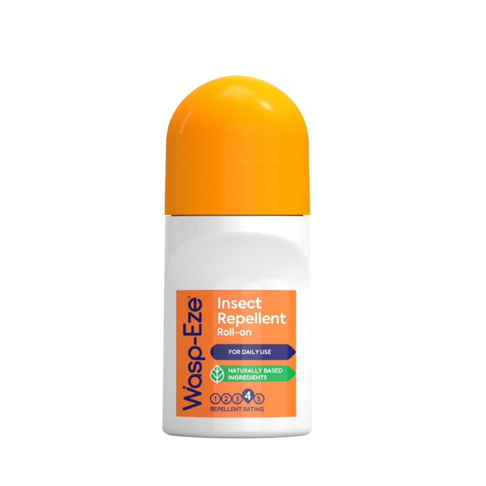 Wasp-Eze Insect Repellent Roll-On, 75Ml, Mosquito Repellent, Naturally Based Ing