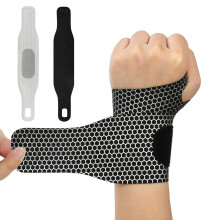 AOOWU Wrist Supports, 2 Pack Wrist Compression Strap and Support Wrist Brace Sport Unisex, Wrist Brace UltraThin & Adjustable for Fitness, Weightlift