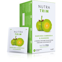Nutra Tea NUTRATRIM - Slimming Tea | Metabolism Tea - Aids In Weight Loss And Digestion & Controls Sugar Cravings - Garcinia Cambogia & Kelp - 40 Ind