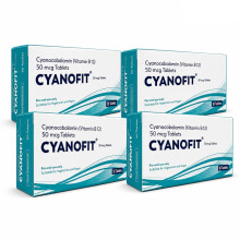Cyanofit Vitamin B12 Tablets – High Strength - 200 Tablets (6 Month+ Supply) – C