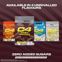 Cellucor C4 Whey Protein Powder, Hershey's Chocolate, 25g Protein, Low Sugar, Post-Workout Recovery, 13 Servings