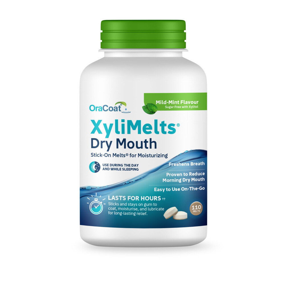 Xylimelts Oracoat Mild Mint For Dry Mouth, Day & Night Use (110)