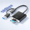 Type A Card Reader USB 3.2 Gen2 10Gbps, 2-in-1 USB-C & USB-A CF Express Type A Adapter, Not for XQD 2
