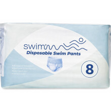 SWIMMM – Disposable Swim Nappies for Kids – Size 8 (28–42 kg / 62–93 lbs) – Pack