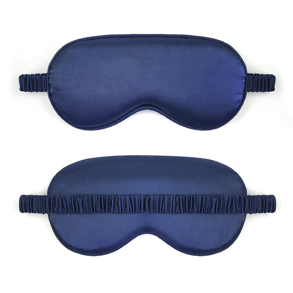 Yowlens Sleep Mask For Adults - Satin Eye Mask For Night Sleep, Travel & Nap - Super Sof