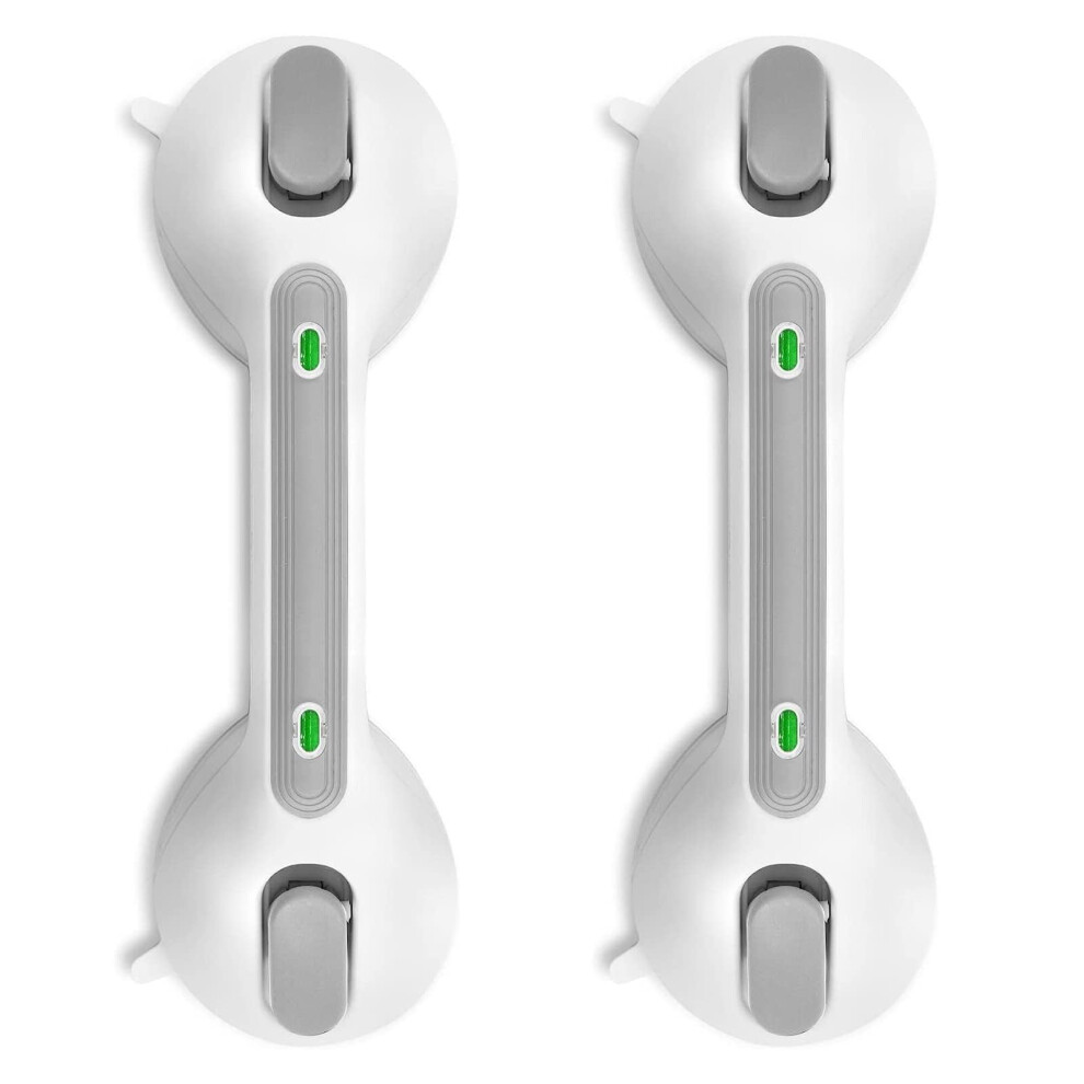 Newthinking Suction Grab Rails For Bathroom, Portable Suction Bathtub Handles With Indicator, Suction Safety Shower Grab Handles Mobility Aids For El