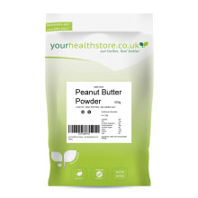 yourhealthstore 100% Pure Peanut Butter Powder 500g, High Protein, Low Fat, Vegan, No Salt, Nothing Added, Resealable Pouch.