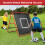 BAGAIL Double Sided Rebounder Net, Football Nets, Red 5