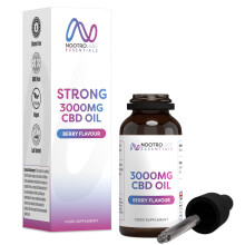 3000mg CBD Oil, High Strength CBD Oil for Anxiety, Stress and Sleep Support, Pleasant Tasting Drops with MCT for Daily Wellness (Berry)