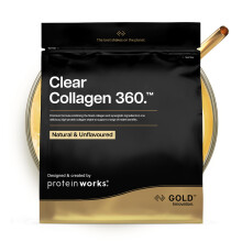 Protein Works | Clear Collagen 360 - Gold Innovation, Collagen Powder, Type 1 & 3 Collagen Peptides, Vitamin C, Zinc, Selenium, Joint & Bone Support,