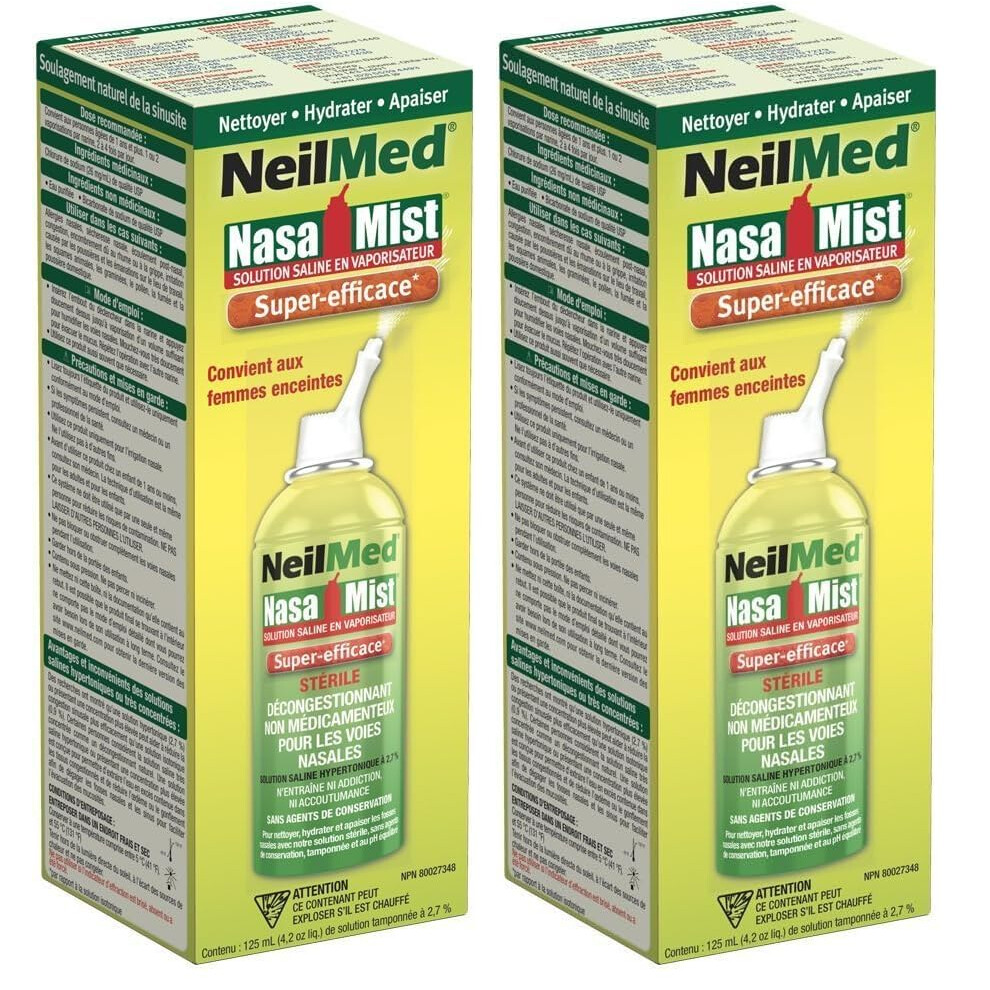 Neilmed Nasamist Hypertonic Saline Spray (Pack Of 2)