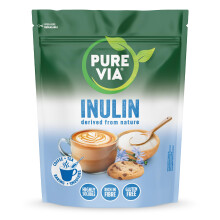Pure Via Prebiotic Inulin Powder 1kg | Chicory Root Fibre | High Fibre, Plant-Based, Mild Taste, Easily Mixes Into Drinks & Recipes | Vegan & Gluten-
