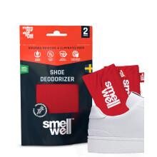 SmellWell Active Shoe Deodorant - Shoe Odour Remover - Antibacterial Shoe Deodorant - Bamboo Activated Carbon Odour & Moisture Absorber for Shoes & B
