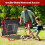 BAGAIL Double Sided Rebounder Net, Football Nets, Red 6