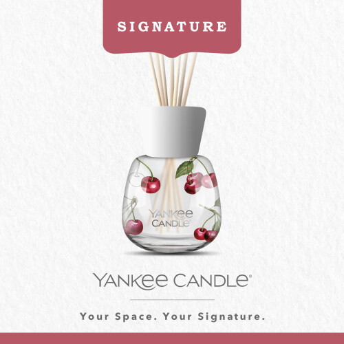 Yankee Candle Yankee Candle Signature Scented Reed Diffuser | Black Cherry Aroma Diffuser | up 1