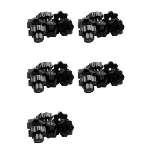 Machinery Latche Knurled Clamping Nuts Knob Grip M8 Female Thread 30pcs