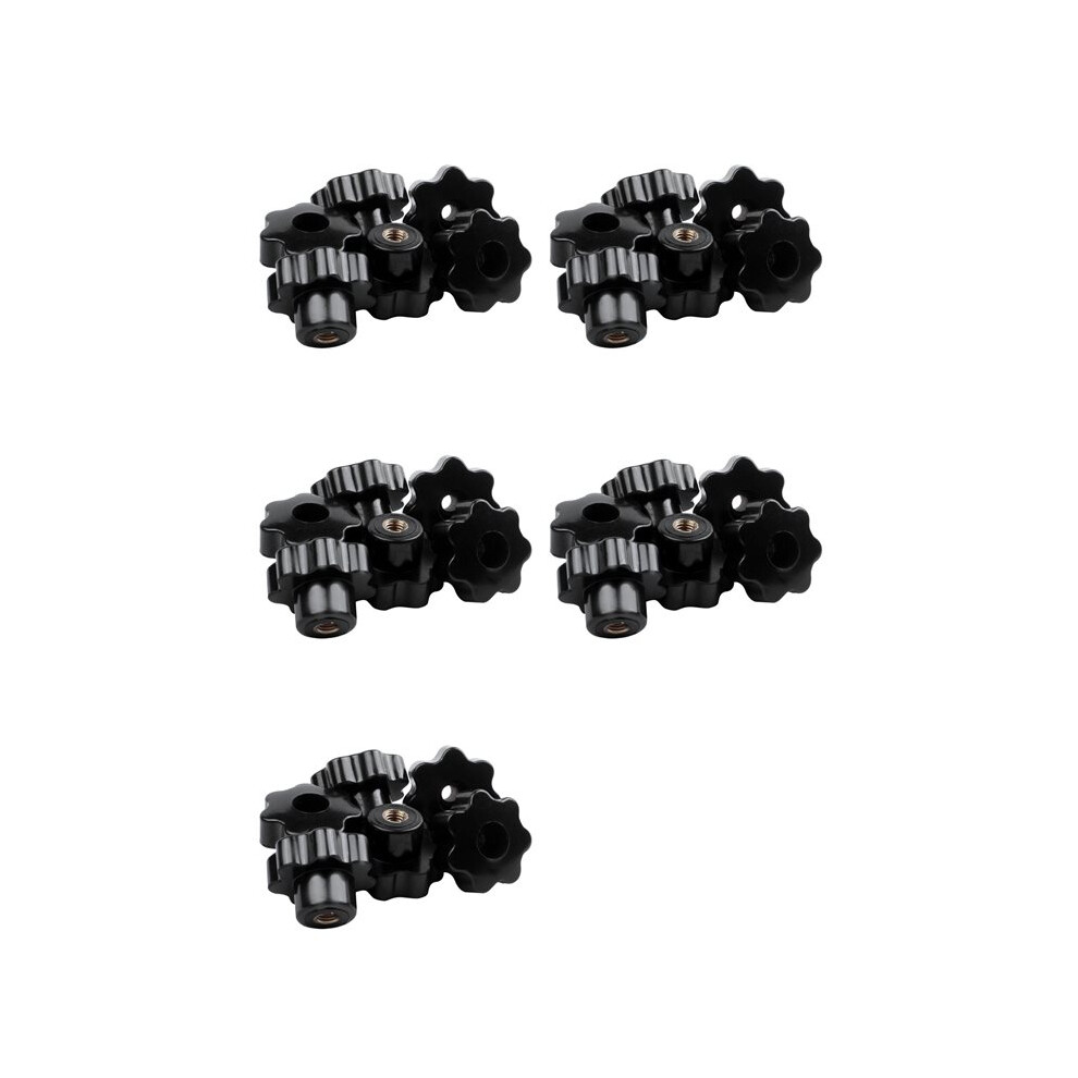 Machinery Latche Knurled Clamping Nuts Knob Grip M8 Female Thread 30Pcs 6032967311732