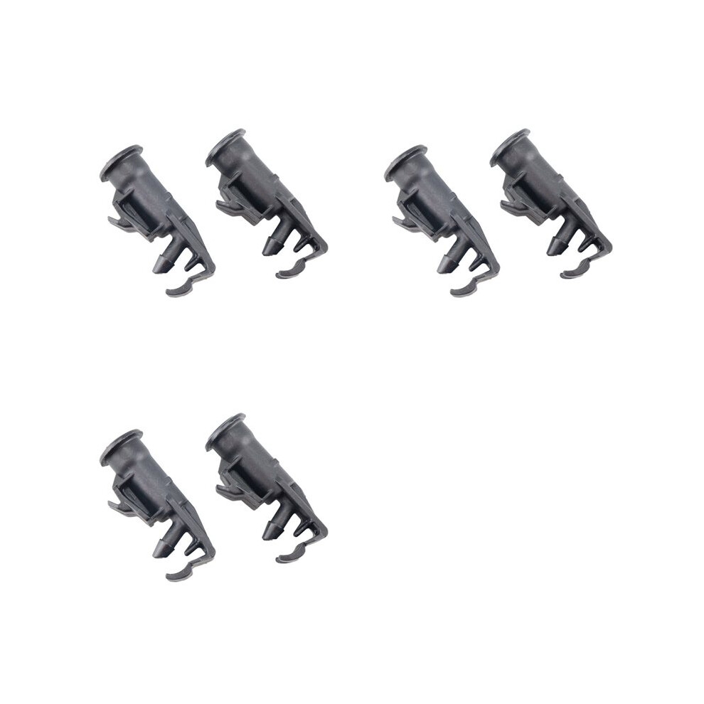 6Pcs Windshield Washer Spray Nozzle Fit For Korando C New Actyon 2011+ 7842334000 Black 6032465809458