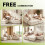 5-Seater U-Shaped Modular Cloud Sofa, Sectional Couch,Beige 4