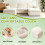 5-Seater U-Shaped Modular Cloud Sofa, Sectional Couch,Beige 5