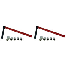 2X Juego de Llaves de Tubo para Grifo, Herramienta Manual de Fontanero de 8-13mm, Mantenimiento de Grifo