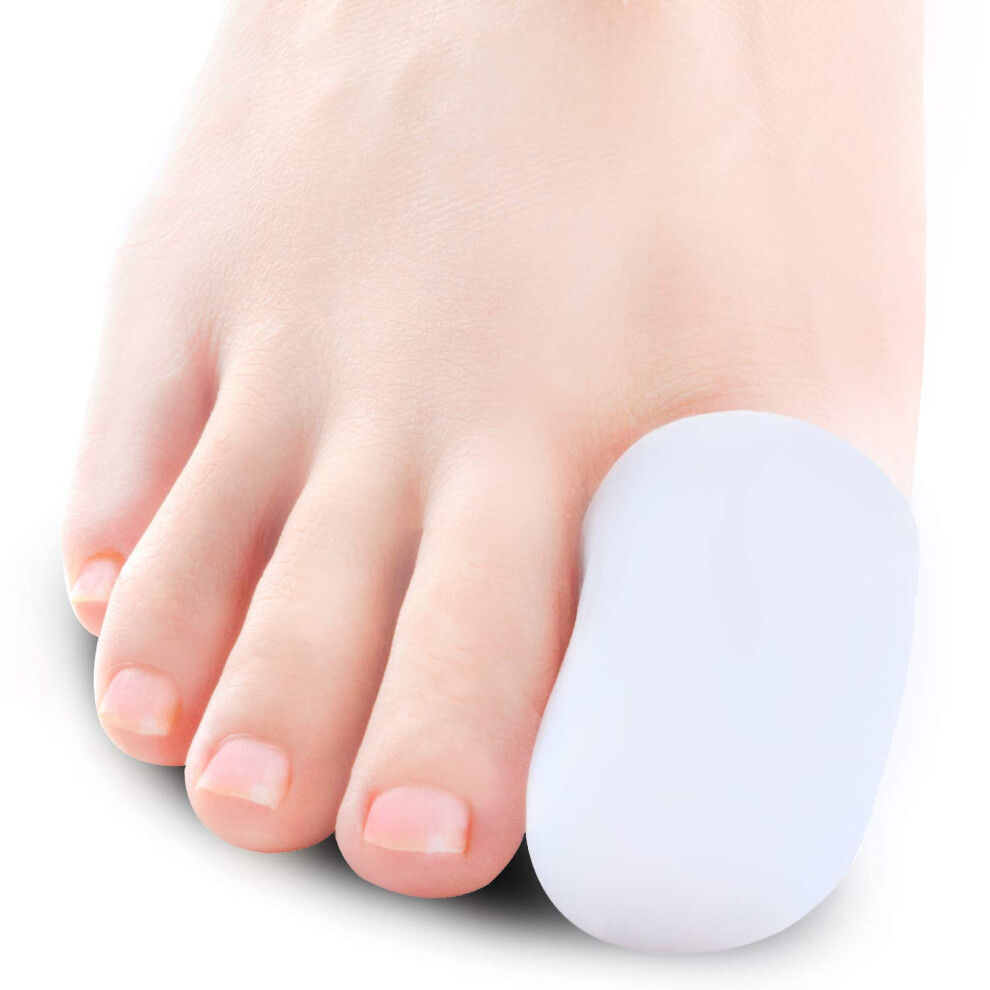 Welnove 10 Pack Big Toe Caps Gel Toe Protectors - Cushions To Protect The Big Toe And Prevent Blister, Callus & Corn, Relief From Missing Or Ingrown