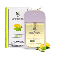 Chanted Mini Hydrating Hand Sanitiser Spray | Travel size 30ml (Lemon Lime)