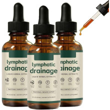 Lymphoria Lymphatic Drainage Drops,Lymphoria Wellness Drops,Lymphatic System Support,Natural Herbal Blends,Quick and Effective, for Women and Men (3)