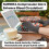 SUPERFA 2 Pairs Compression Gloves for Women and Men, Bamboo 4
