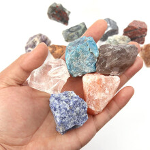 Deep Amethyst Raw Crystals, Large 1.25-2.0" Healing Crystals Natural Rough Stones Crystal for Tumbling, Cabbing, Fountain Rocks, Decoration, Polishin