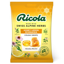 Ricola Honey Lemon and Echinacea Cough Drops Bag, Pack of 6,