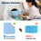 WhyWorry Washable Incontinence Bed Sheets for Adults | 86 x 91 cm | 6