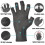 SUPERFA 2 Pairs Compression Gloves for Women and Men, Bamboo 2