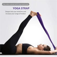 4X Yoga Block and Yoga Strap Set EVA Foam Soft Non-Slip Yoga Blocks Universal Pilates Stretching