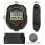 FCXJTU 10 Lap Digital Stopwatch Timer, 10 Split Memory Time & Calendar Alarm, Pace Mode with 3-Row Extra Large Screen Water Resistant Includes Battery 6