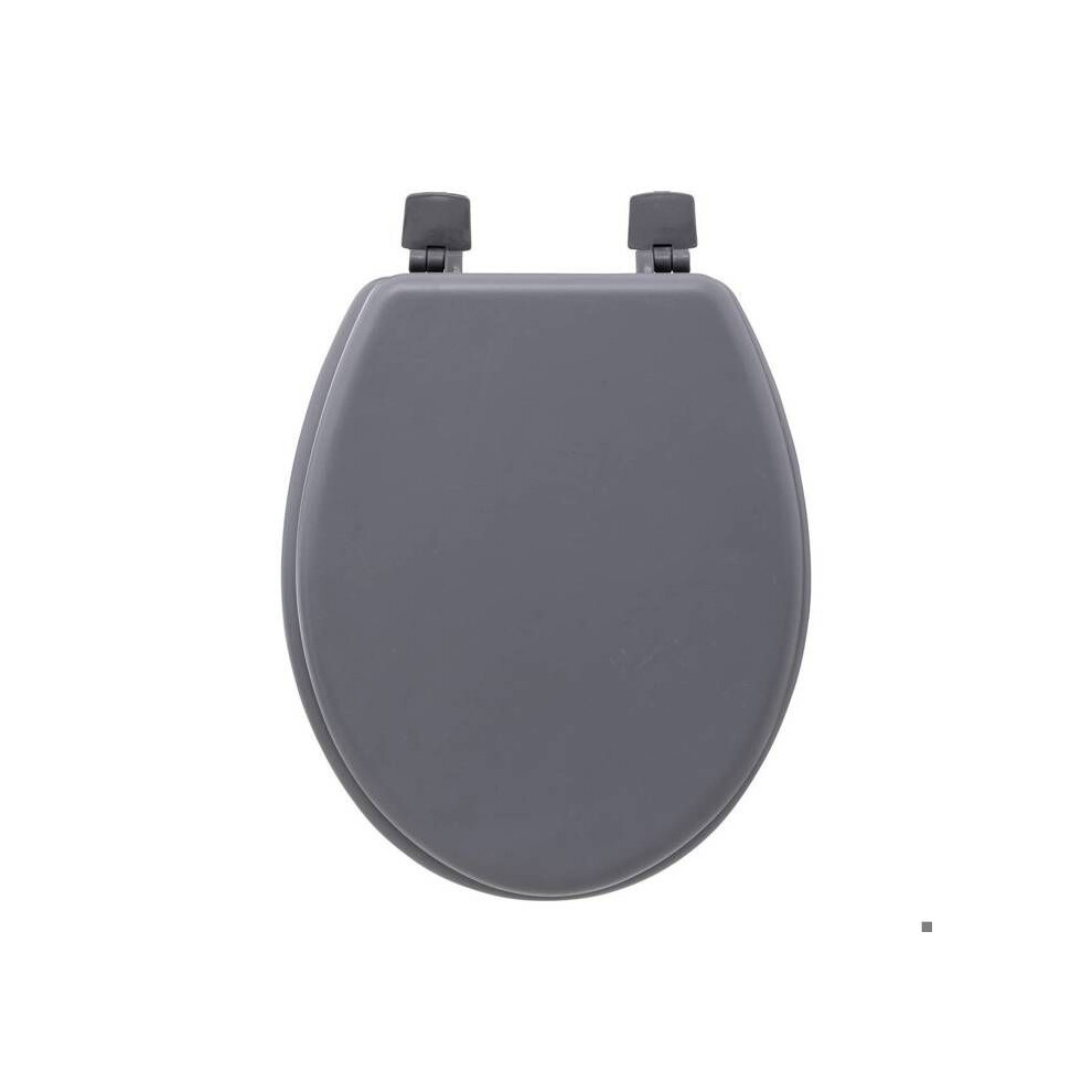 Colorama Lacquered Wood Toilet Seat - 5Five Simply Smart - Grey 6485316066119