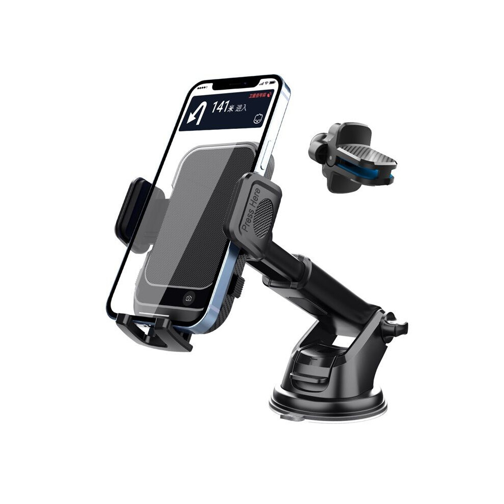 Car Phone Holder, Suction Cup Car Phone Mount For Windshield And Dashboard, Compatible With 4.0''-7.0'' Smartphones 6485316066416