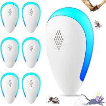 Repellente elettronico a ultrasuoni - Ulisem - Confezione da 6 - Tecnologia avanzata - Installazione semplice