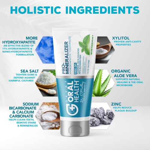 Nano hydroxyapatite Toothpaste Fluoride Free: Pro Remineralizing 1
