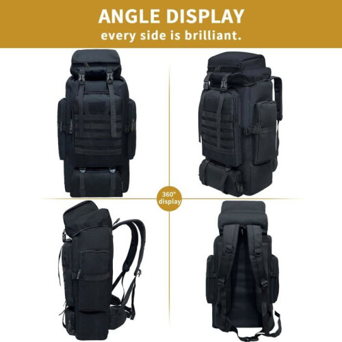 Σακίδιο πεζοπορίας - OTBACT - 80L - Αδιάβροχο - 600D Oxford - Unisex 1