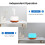 DIFFOFE Essential Oil Diffuser 300ML,Small Room Aromatherapy Diffuser with Remote Control, Quiet 8H Operation, 7-Color LED Light, 4 Timer, for Living 3