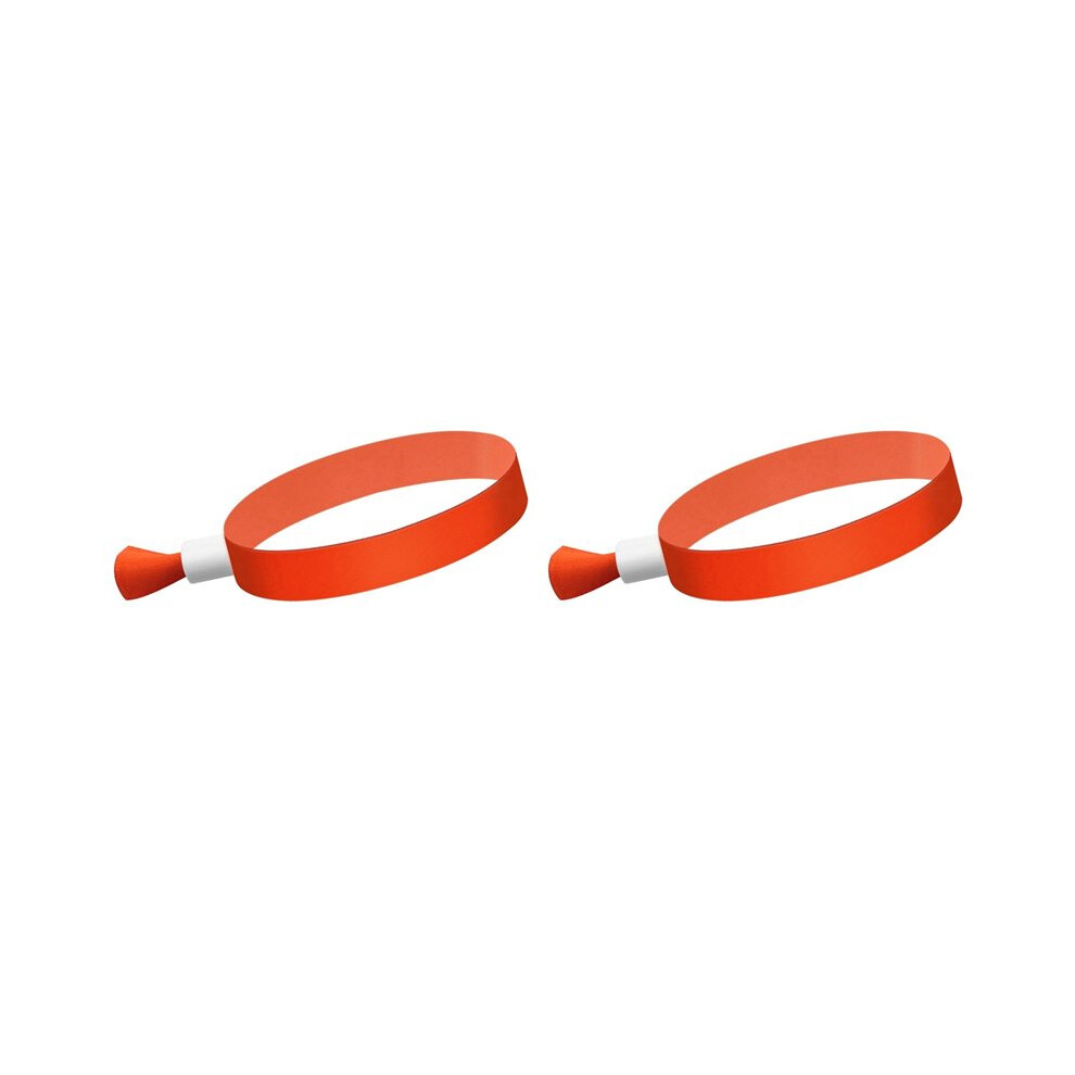 200 Pcs Cloth Event Wristbands, Colored Wrist Bands For Events, For Concert Wrist Strap (Orange) 6033373392223